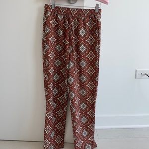 H&M Printed Drawstring Pants